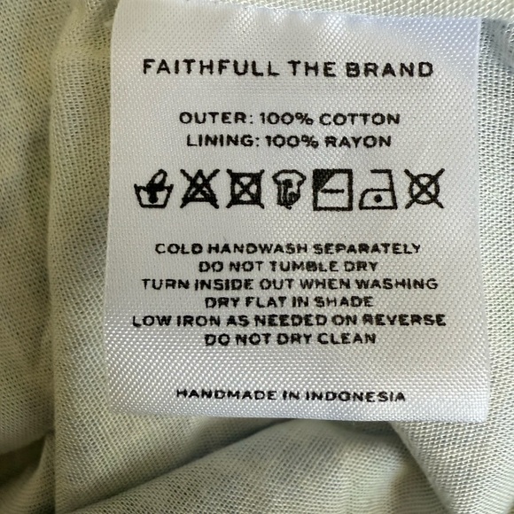 Faithful The Brand Thea Mini Dress in La Guardia Floral Print Size Medium - Picture 5 of 7